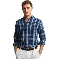 Gant 3260079 Linen Regular Fit Long Sleeve Shirt Bleu 2XL Homme