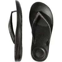 FitFlop Pantoufle 'iQushion Sparkle' noir