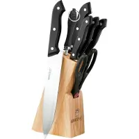 KINGHOFF set de couteaux de cuisine en bloc de 8 éléments KH3444