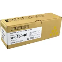 Ricoh 408187 (SP C360HE) - Jaune - Toner - Grande capacité