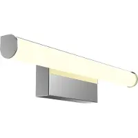 Kalb Material für Möbel kalb | Lampe de miroir LED Kalb, ronde, 300 mm, 230 V, chrome, moderne, à économie d'énergie, blanc neutre