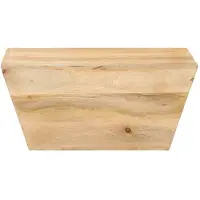 vidaXL Table basse en V 66x66x30 cm Mango massif