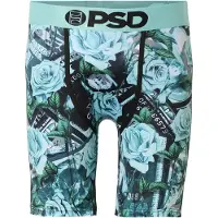 PSD Boxers 'Sky 100' bleu clair / vert / menthe / noir