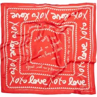 Comma Foulard rouge / blanc