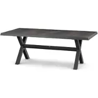 Siena Garden Sincro Dining Tisch 200x100cm matt anthrazit / HPL titan (200 x 100 x 74 cm)