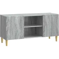 Syfax Meuble TV Sonoma gris 102 x 34,5 x 50 cm Bois d'ingénierie