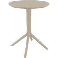 CLP Table pliante Sky round 60, ronde - taupe