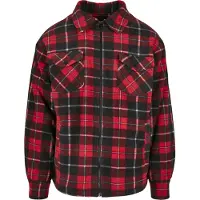 Urban Classics Veste mi-saison rouge / noir / blanc
