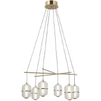 ITALUX Lampe LED suspendue 32W ALANI PND-34375-6-HBR