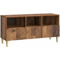 Syfax Meuble TV Bois ancien 102 x 34,5 x 50 cm Bois d'ingénierie