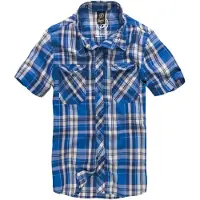 Brandit Chemise 'Roadstar' bleu / blanc