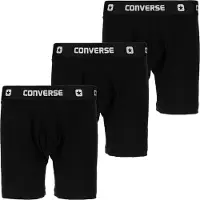 Converse Kids Solid Boxers 3 Units Noir L Homme