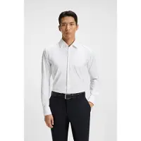 BOSS Hank Kent C1 222 10241343 Long Sleeve Shirt Blanc 45 / Regular Homme