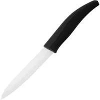 Fackelmann Couteau d'office avec lame en céramique de 12,5 cm de long Céramique