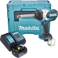 Makita Visseuse à chocs sans fil DTW 1005 ST1J 18 V 1360 Nm 3/4" Brushless + 1 batterie 5,0 Ah + chargeur + Makpac