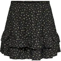 ONLY Carmakoma Jupe 'CARAlberthe' jaune clair / noir