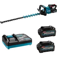Makita Taille-haie M 75 cm 40V max XGT - - avec 2 batteries 40v 4.0Ah - chargeur - UH005GM201