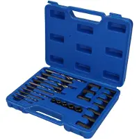 BRILLIANT TOOLS Werkzeuge-Maschinen GmbH HSS Schraubenausdreher-Satz, 25-tlg (BT541900)