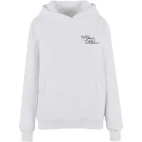 Miss Tee Give A Damn Fluffy Hoodie Blanc XL Femme