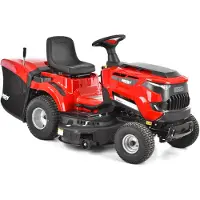 HECHT Tracteur de jardin avec une largeur de coupe de 92 cm et une benne de ramassage de 245 litres