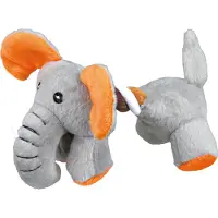 Trixie 3x Peluche avec corde 17cm (Jouet en peluche pour chiens)