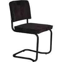Zuiver Ridge Kink Chair Soft Black
