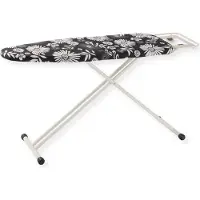 Sensahome Planche à repasser - Table de repassage pliable avec support de fer - 120×38cm - Fleurs