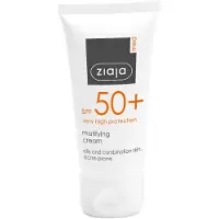 Ziaja Protecting UVA + UVB crème solaire matifiante visage SPF 50+ 50 ml