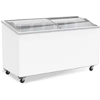 CombiSteel Congélateur coffre avec couvercle en verre, 461 litres