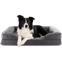 DS Produkte Lumaland Lit pour chien Indoor Cord M 90x65x9cm gris
