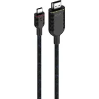 Unisynk USB-C vers HDMI 4K 60Hz 3m Noir (3 m), Câble vidéo, Noir
