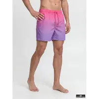 Jack & Jones Maui Horizon Dip Dye Swimming Shorts Violet,Rose L Homme