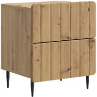 vidaXL Cabinet de chevet Chêne artisanal 43 x 34,5 x 49,5 cm