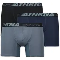 Athena Boxers AIR FIT LONG Pack de 3 hommes - Multicolore - EU S