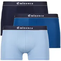 Eminence Boxers MIF Fait en France Pack de 3 hommes - Bleu - EU XL