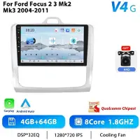 StarTech.com Autoradio Android pour Ford Focus 2004-2011 (MK2/MK3) - Format 2-DIN - Écran 22,9 cm - Android 13 - Processeur 8 curs - 4 Go de RAM, 64 Go de ROM - GPS