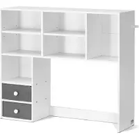 Vevor Étagère de bureau blanche à 3 niveaux pour le rangement au bureau et à la maison