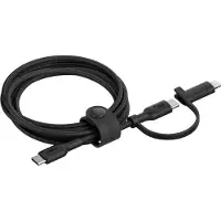 Belkin 2 In 1 Ltg 1.5 M Usb-c Cable Noir