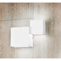 TRIO Miguel Applique Moderne À 2 Lumières Haut Et Bas Blanc Mat 3000k