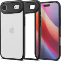 Spigen Ultra Hybrid Schutzhülle für Apple iPhone Air mattschwarz (Apple iPhone Air), Coque pour téléphone portable, Noir