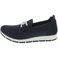 Dr. Stark Chaussures Imac pour femmes : chaussures basses, mocassins, pantoufles, couleur bleue, style décontracté