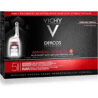 VICHY Dercos Aminexil Clinical 5 soin ciblé anti-chute pour homme 21 x 6 ml
