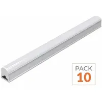 Silamp Pack de 10 - Tube Néon LED 90cm T5 14W - Blanc Froid 6000K - 8000K