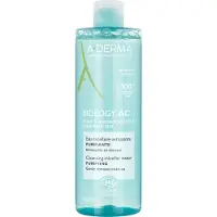A-Derma A-Biology AC Eau Micellaire 400ml – Nettoyant Purifiant pour Peaux à Tendance Acnéique
