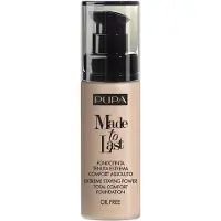 PUPA Milano Maquillage Longue Durée SPF 10 Made To Last ( Fond de Teint Confort Total ) 30 ml 010 Porcelaine