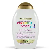 OGX Noix de coco Miracle Shampoing 385 ml à l'huile à la résistance contre les dommages Remède