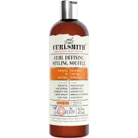 Curlsmith Curl Defining Styling Souffl Gel coiffant à tenue moyenne végétalien pour cheveux ondulés, bouclés et frisés 16 oz