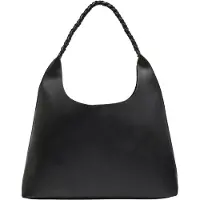 s.Oliver sac à épaule Hobo Bag Grey / Black noir