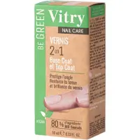 Vitry Base & Top Coat Be Green 10 ml Vernis À Ongles New