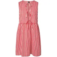 Pieces Jolly Tie Sleeveless Short Dress Rose XS Femme